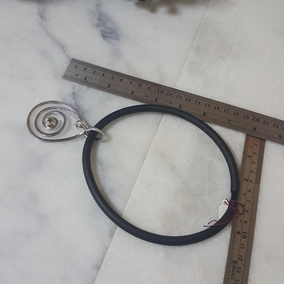 ✅ Jeff Lieb Teardrop Swirl Choker Necklace - Picture 4 of 7